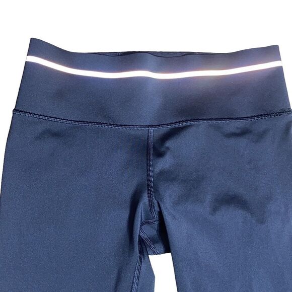 Athleta sonic reflective black Capri crop leggings small running workout gym - Picture 5 of 8